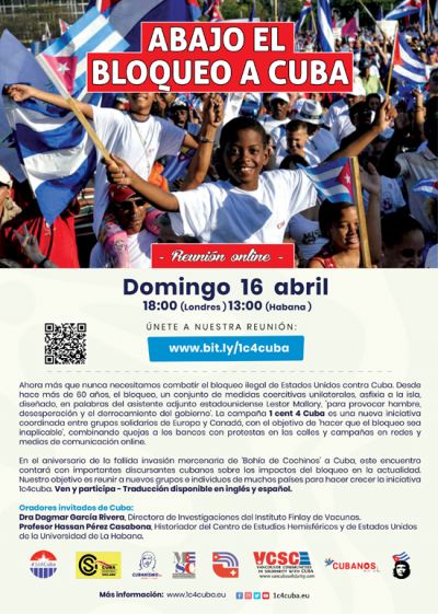 Cubainformacion Artículo Domingo 16 abril reunión on line de la