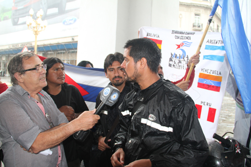 Reporteando a Sembrando Caminos la TV Publica