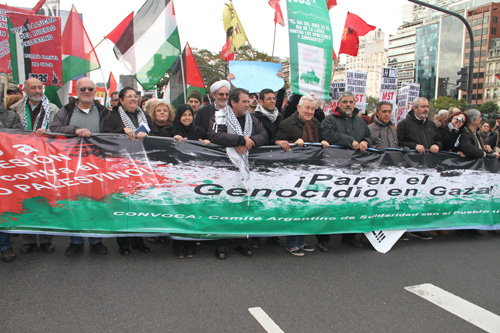 marcha por palestina