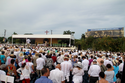 misa en la plaza de la Revolución