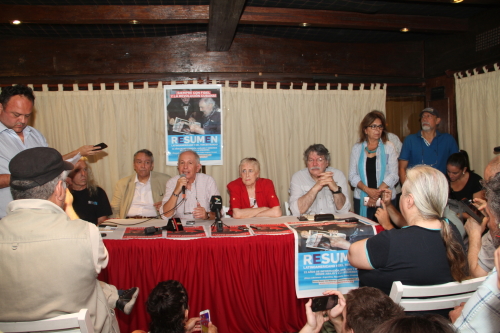 Conferencia de Prensa en el Hotel Bauen