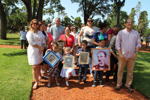 Homenaje a Martí en el Rosedal