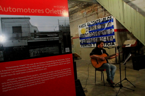 En Orletti la música presente por Jesus y Crescencio