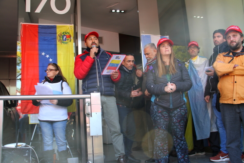 Banderazo por Venezuela y Maduro en Buenos Aires